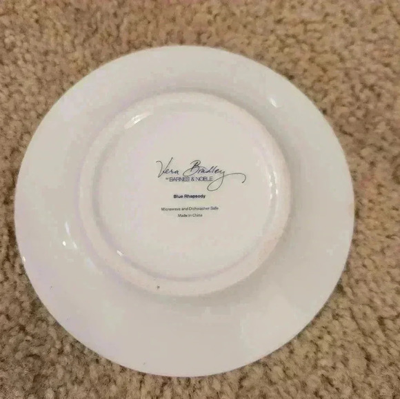 Vera Bradley by Barnes & Noble Tea for One Blue Rhapsody Tea Pot Set EUC - Picture 13 of 14